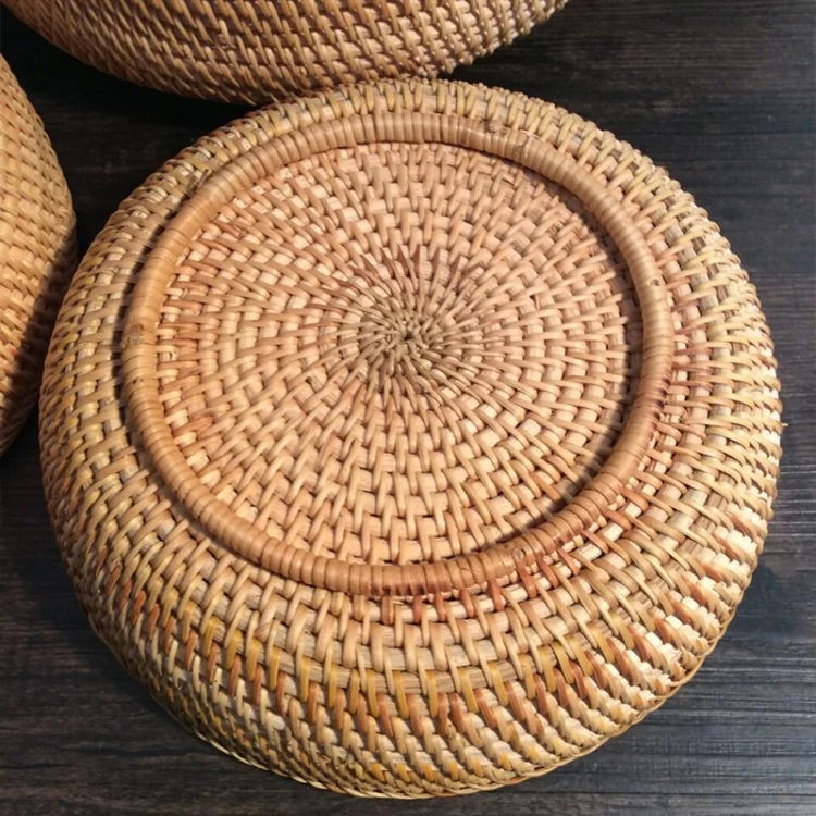 HAC1007_3.webp 3 PCS Braided Sweet Vegetable Fruit Snack Storage Tray Display Basket - Image 4