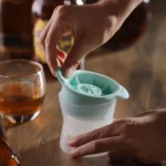 Home Spherical Ice Lattice Whisky Wine Ice Cube Maker Silicone Trays Mold with Cover - Image 5