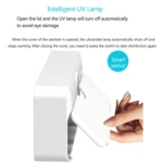 YJK086 Smart Home UV Ultraviolet Toothbrush Sterilizer - Image 6