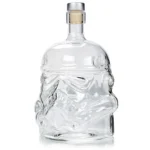 Glass Bottle Wine Pot Decanter Transparent Crystal Vodka Flagon Gift, Capacity: 650ml - Image 2