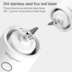 Vitamer USB Mini Portable Juicer Juice Blender Lemon Fruit Squeezers Reamers Bottle - Image 5