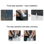 5pcs Supermarket Anti-theft Magnetic Buckle EAS Anti-theft Sound and Magnetic Button Label - Image 8