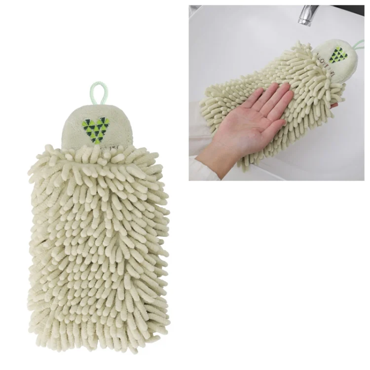 Hand Towel Cartoon Embroidered Quick-drying Hanging Kitchen Towel