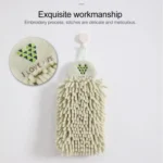 Hand Towel Cartoon Embroidered Quick-drying Hanging Kitchen Towel - Image 4