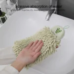 Hand Towel Cartoon Embroidered Quick-drying Hanging Kitchen Towel - Image 7