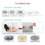 YX005 2 / Pack Acrylic Wall Hanger Holder - Image 4