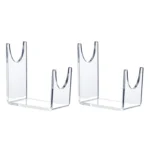 YX010 2 / Pack Transparent Acrylic Horn Display Stand - Image 2