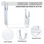 YX010 2 / Pack Transparent Acrylic Horn Display Stand - Image 3