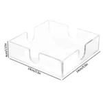 YX011 Transparent Acrylic Napkin Stand - Image 2