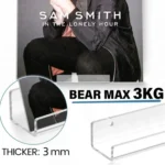 YX015 6 / Pack Acrylic Record Rack Wall Mounted CD Display Stand - Image 5