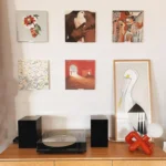 YX015 6 / Pack Acrylic Record Rack Wall Mounted CD Display Stand - Image 6