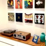 YX015 6 / Pack Acrylic Record Rack Wall Mounted CD Display Stand - Image 7