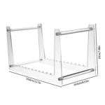 YX016 Acrylic Record Rack Desktop CD Display Stand - Image 2