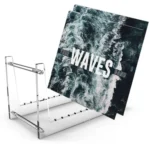 YX016 Acrylic Record Rack Desktop CD Display Stand - Image 5