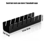 YX017 Acrylic Baseball Cap Display Stand - Image 6