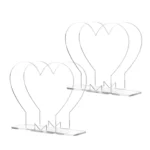 2pcs YX012 Transparent Acrylic Table Paper Towel Organizer