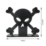 2pcs YX013-2 Acrylic Skull Table Paper Towel Organizer - Image 2