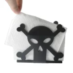 2pcs YX013-2 Acrylic Skull Table Paper Towel Organizer - Image 4