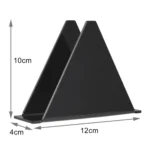 2pcs YX014-2 Acrylic Triangular Table Paper Towel Organizer - Image 3
