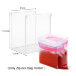 2pcs YX025 Acrylic Large Ziplock Bag Holder - Image 2