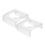 2pcs YX044 Acrylic Transparent Football Display Stand - Image 2