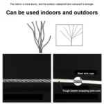 Retractable Indoor And Outdoor Clothes Wall Hanger Magic Drying Rack Balcony Bathroom Invisible Clothesline Wire Rope - Image 4