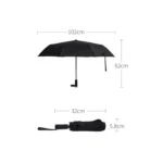 Original Xiaomi Youpin WD1 Empty Valley Automatic Umbrella, Size: 23 inch(Black) - Image 2