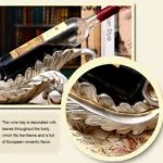 Leaf Shape Creative Red Wine Shelf Drain Rack Bottle Holder Ornament Resin Home Decoration - Image 7