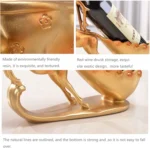 Creative Sika Deer Shape Wine Shelf Drain Rack Bottle Holder Living Room Ornaments Gift - Image 5