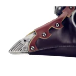 FHG103BN Halloween Metal + Leather Beak Shape Mask - Image 5