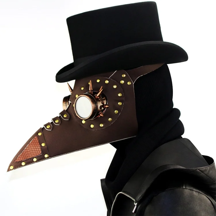 HAN0213_2.webp HG073 Halloween Barbed Spectacled Beak Shape Mask - Image 3