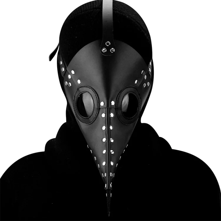 HG083 Halloween Solid Color Beak Shape Mask
