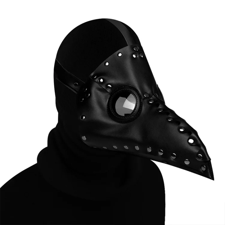 HAN0219B_2.webp HG65005 Halloween Dress Up Props Rivets Beak Shape Mask - Image 4