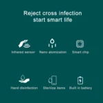 USB Smart Induction Ultrasonic Spray Humidifier with LED Indicator - Image 4