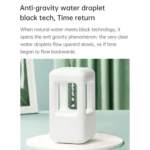 W08 Anti-Gravity Water Drop Humidifier Home Desktop Sprayer - Image 2