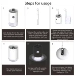 USB Car Humidifier Household Large Capacity Battery Water Replenishing Instrument - Image 16