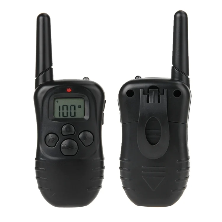 HC0010_2.webp Rechargeable and Waterproof 300m Remote Pet Dog Training Collar with LCD display - Image 3