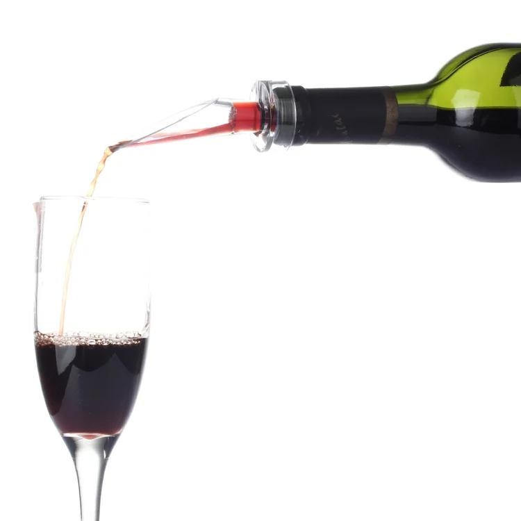 HC0011_8.webp NiJia Portable Essential Aerating Oxygenating Wine Pourer Red Wine Bottle Stopper Aerator Decanter, the First Generation - Image 9