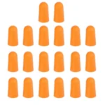 Ten Pairs Non-toxic Orange Soft Memory Foam Material Earplug for Sleeping(Orange)