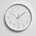 Home Office Room Modern Silent Non Ticking 12 inch Round Decorative Wall Quartz Clock - Image 3