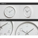 Home Office Room Modern Silent Non Ticking 12 inch Round Decorative Wall Quartz Clock - Image 4