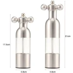 MICLAN Stainless Steel 304 Rudder Shape Grinder Pepper Grinding Machine, Size : S - Image 4