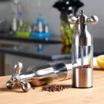 MICLAN Stainless Steel 304 Rudder Shape Grinder Pepper Grinding Machine, Size : S - Image 6