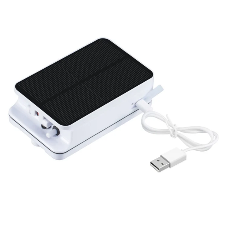 HC0147_1.webp 5V Foldable Aquarium Fish Tank Solar Power Air Pump Oxygenator, US Plug - Image 2