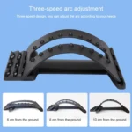 Lumbar Traction Stretching Device Posture Corrector Waist Support Spine Pain Relief Back Massage Stretcher - Image 5
