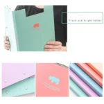 Creative Stationery Lovely Animal A4 Folder Test Paper Plate Holder School Office Supplies, Random Color Delivery - Image 3