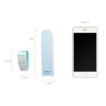 Deli Creative Stationery Geometry Stapler Colorful Fashion Stapler School Office Supplies Small, Size: 4.9*2.2cm, Random Color Delivery - Image 6