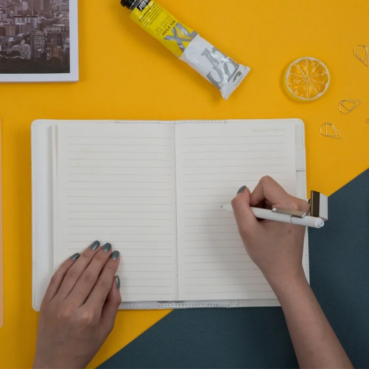 HC0272W_7.webp B6 Retro PU Cover Notebook Diary Book with Password Lock - Image 8