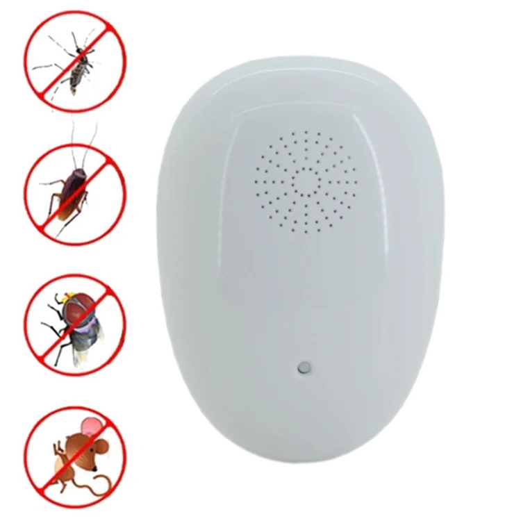 HC0318.webp AC 90-250V Pest Control Insect Bugs Ultrasonic Mosquito Repellent Repeller Killer, Short EU Plug - Image 1