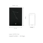 Twelve Constellations Paper Notebook Student Simple Diary Notepad  Sketch Graffiti Note Book - Image 5